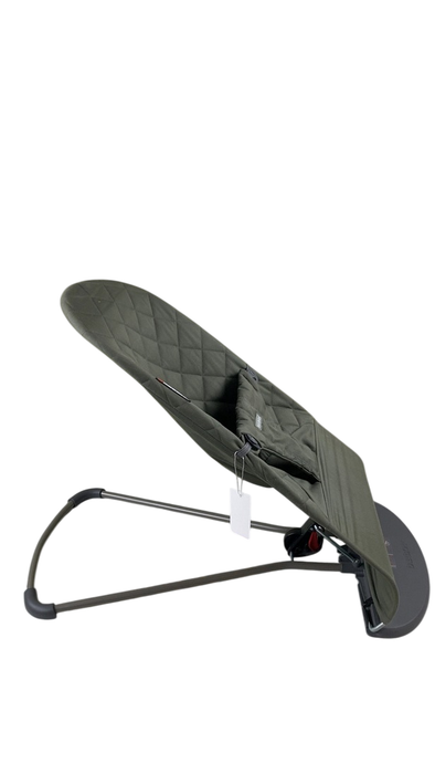 Shop BabyBjorn Bouncer Bliss, Dark Gray Frame, Dark Green Classic Quilt at GoodBuy Gear