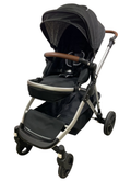 Shop Mockingbird Single to Double 2.0 Stroller, 2024, Black, Silver With Penny Leather, Windowpane at GoodBuy Gear