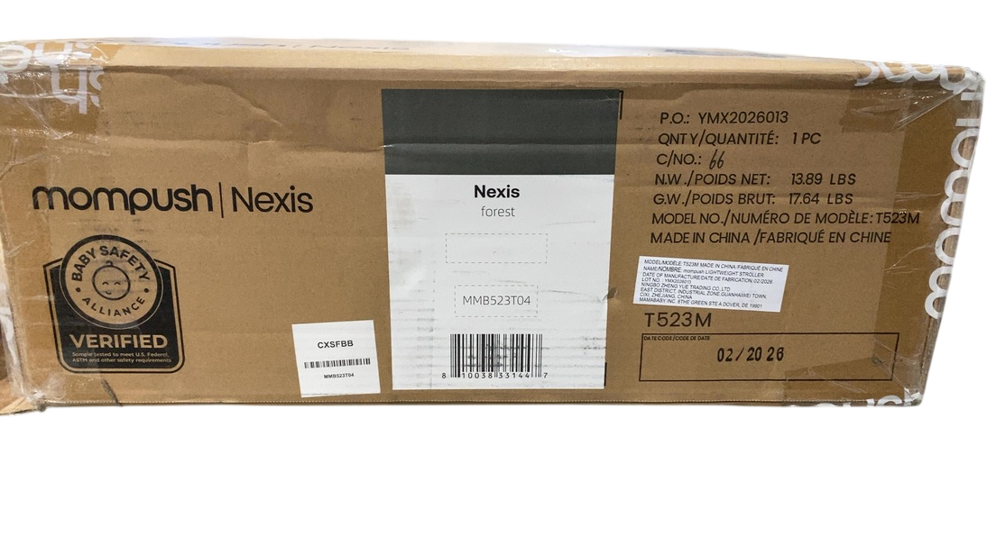 Shop Mompush Nexis Carbon Travel Stroller, Forest, 2026 at GoodBuy Gear
