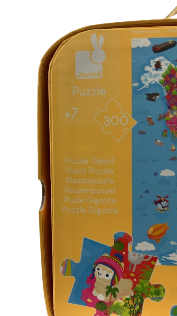 Janod 300 Piece Giant World Map Puzzle — GoodBuy Gear