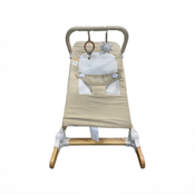 Shop Baby Delight Heirloom Aspen Wood Bouncer, Organic Oat at GoodBuy Gear