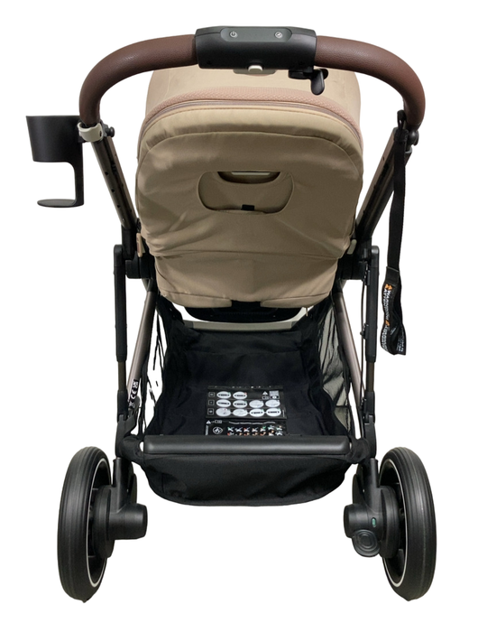Shop Cybex e-Gazelle S Stroller, 2024, Almond Beige, Taupe at GoodBuy Gear