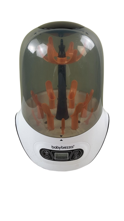 Shop Baby Brezza One Step Baby Bottle Sanitizer and Dryer (Steam Sterilizer), White on Black at GoodBuy Gear