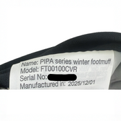 Shop Nuna Pipa Series Winter Footmuff, Caviar at GoodBuy Gear