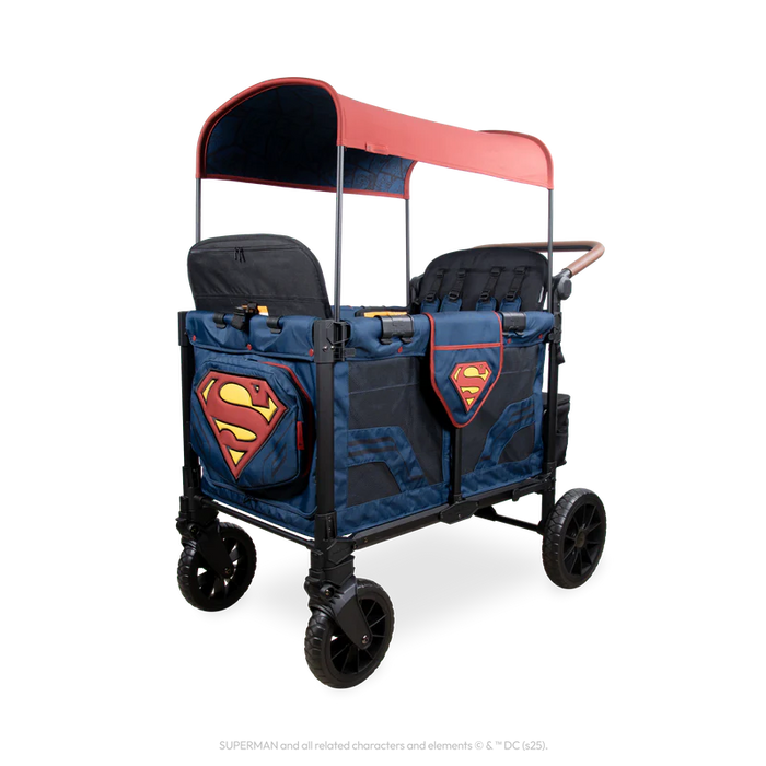 Shop Wonderfold W4 Luxe Pro Stroller Wagon, 2025, Special Edition Superman at GoodBuy Gear