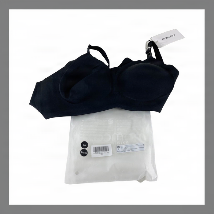 Shop Momcozy SMOOTH- Ultra Soft Omni Maternity Nursing Bra, Black, XLarge at GoodBuy Gear