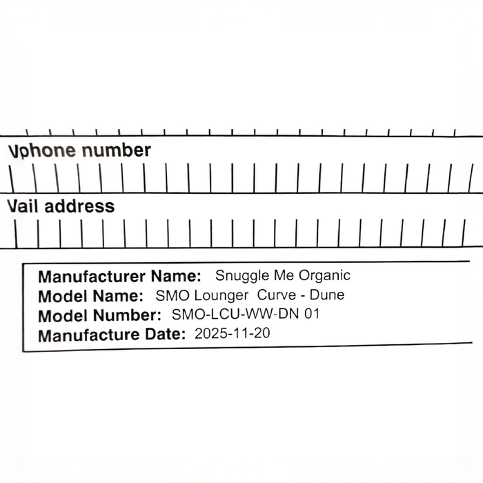 Shop Snuggle Me Organic Lounger Curve, Dune at GoodBuy Gear