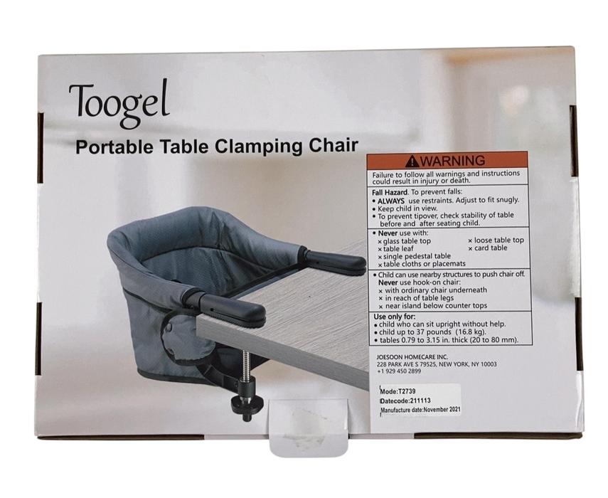 Shop Toogel Hook on High Chair, Black at GoodBuy Gear