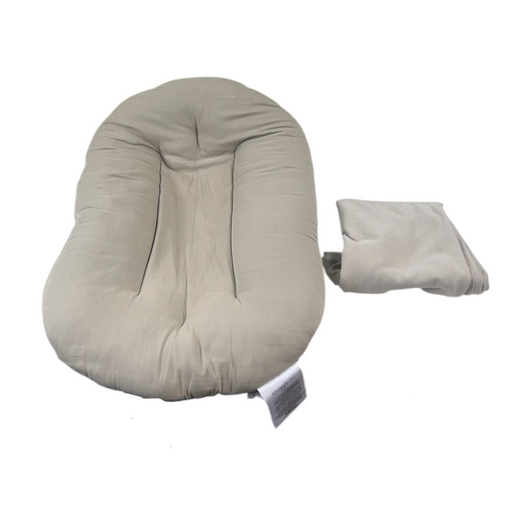 Shop Snuggle Me Organic Sensory Infant Lounger with Cover, Birch, Birch at GoodBuy Gear