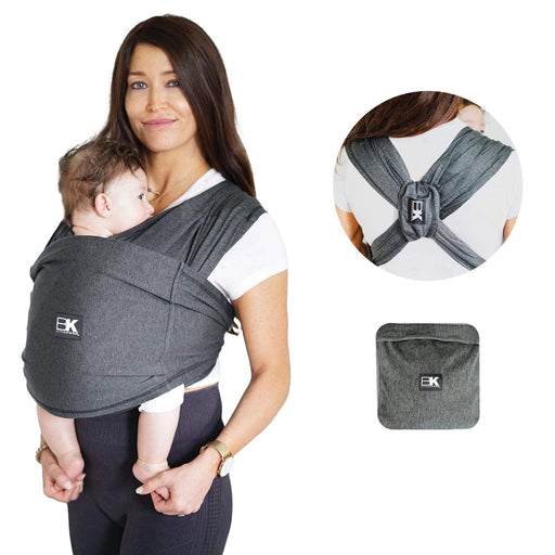Shop Baby K'tan Baby Carrier, Active, Heather Black, Small at GoodBuy Gear