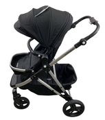 Shop Mockingbird Single to Double 2.0 Stroller, 2024, Black, Silver With Black Leather, Windowpane at GoodBuy Gear