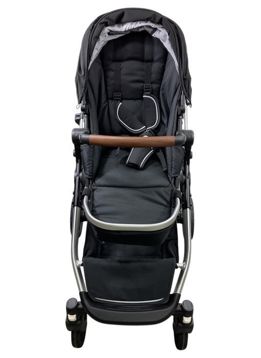 Shop Mockingbird Single to Double 2.0 Stroller, 2024, Black, Silver With Penny Leather, Watercolor Drops at GoodBuy Gear