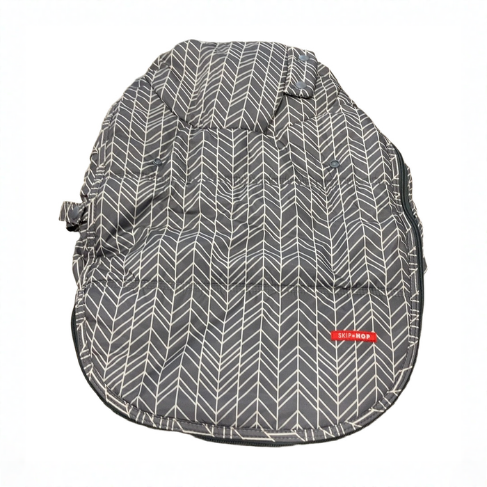 Shop Skip Hop Stroll And Go Car Seat Cover, Gray Feather at GoodBuy Gear