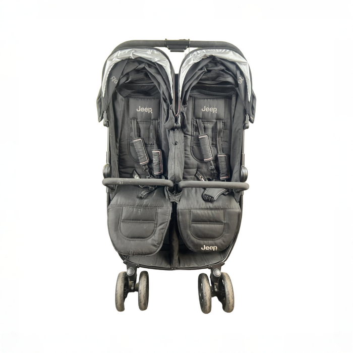 Shop Jeep Destination Ultralight Side x Side Double Stroller, 2025, Midnight at GoodBuy Gear