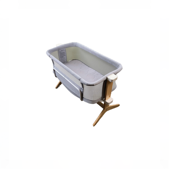 Shop Newton Bassinet And Bedside Sleeper, Grey/Birch at GoodBuy Gear