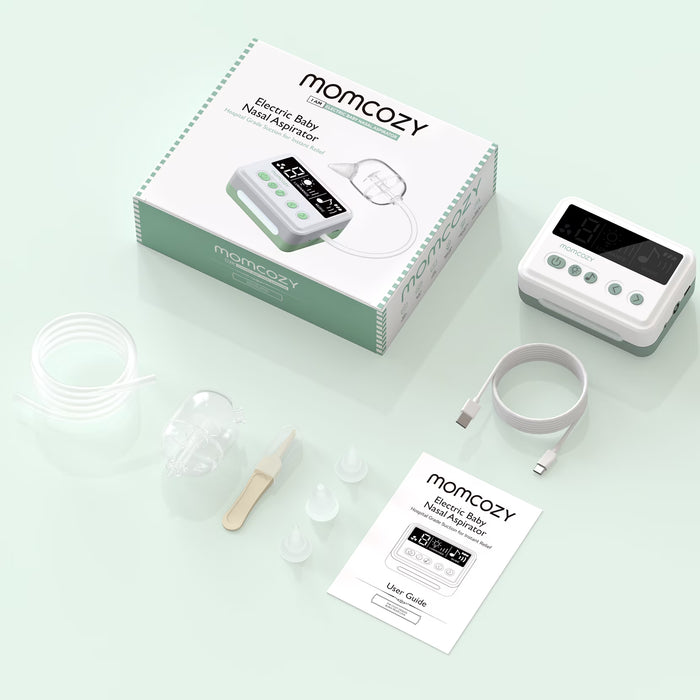 Momcozy Electric Baby Nose Aspirator, White