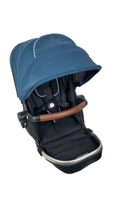 Mockingbird 2nd Seat Kit 2.0, Sea, Windowpane, Silver With Penny Leather