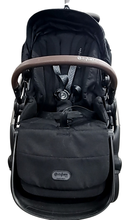 Shop Cybex Gazelle S Modular Stroller, 2024, Moon Black, Taupe Frame at GoodBuy Gear