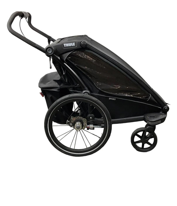 Thule Chariot Sport 2 Bike Trailer, 2024, Black, Double