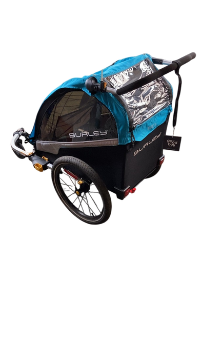 Shop Burley D’Lite X Bicycle Trailer Single, Aqua at GoodBuy Gear