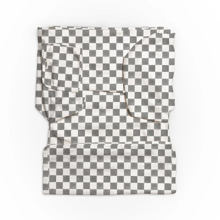 Toki Kids Play Couch Cover, Checker Pepper