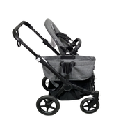 Shop Bugaboo Donkey 5 Mono Stroller, Black, Grey Melange, 2024, No Canopy at GoodBuy Gear