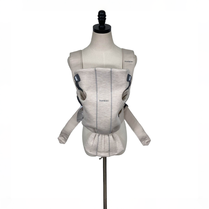 Shop BabyBjorn Baby Carrier Mini, Light Beige 3D Jersey at GoodBuy Gear