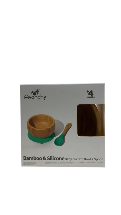 Shop Avanchy Bamboo Bowl and Spoon Set, White at GoodBuy Gear