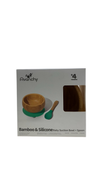 Shop Avanchy Bamboo Bowl and Spoon Set, White at GoodBuy Gear