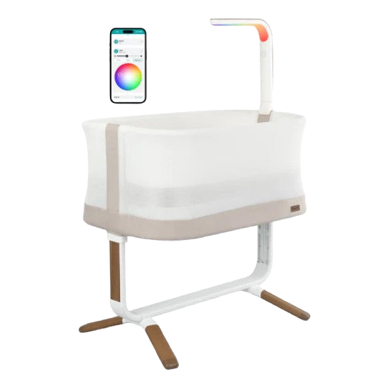 Shop Evenflo Cora 3-Level Adjustable Bassinet, Coastal Coffee at GoodBuy Gear