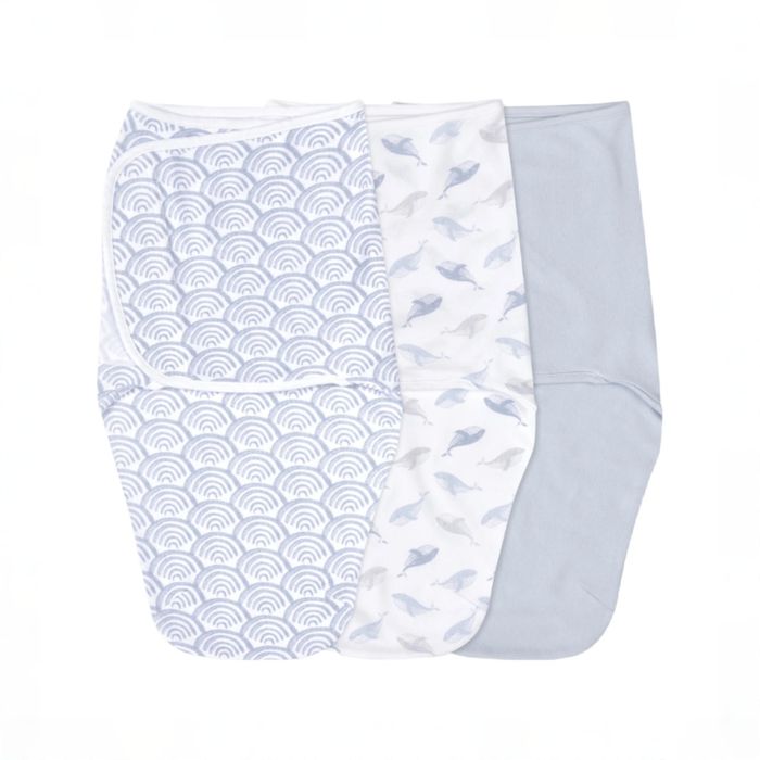 Shop Aden + Anais Essentials Easy Wrap Swaddle (3 Pack), At Sea, Small (0-3 Months) at GoodBuy Gear