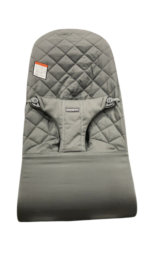Shop BabyBjorn Bouncer Bliss, Dark Gray Frame, Anthracite Cotton Classic Quilt at GoodBuy Gear