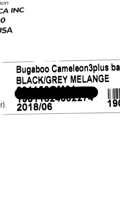 Shop Bugaboo Cameleon3 Stroller, 2018, Black, Grey Melange, Grey Melange at GoodBuy Gear