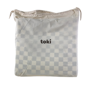 Shop Toki Kids Vegan Leather Cover, Checker Matcha, Standard at GoodBuy Gear
