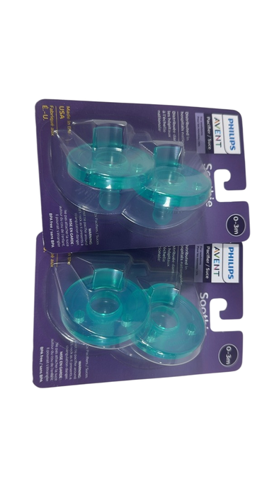 Shop Philips Avent Soothie Pacifiers, Green, 0-3 Months, 4 Pack at GoodBuy Gear