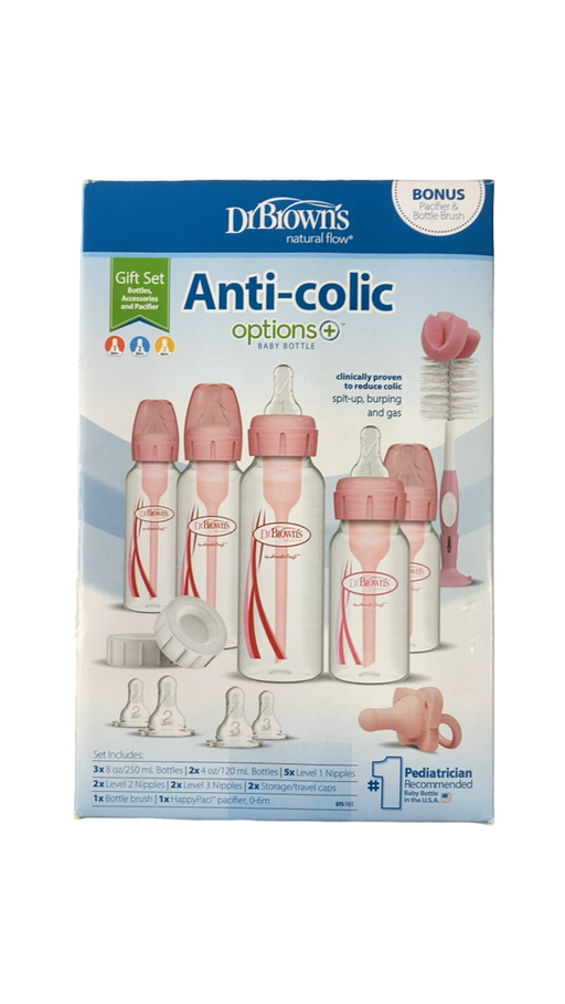 Shop Dr. Brown's Anti-colic Options+ Narrow Baby Bottle Starter Gift Set at GoodBuy Gear