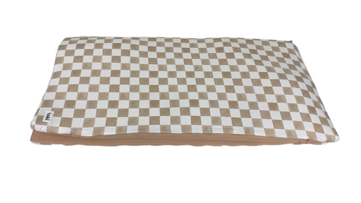 Shop Toki Kids Mega Padded Play Mat 55" x 55", Checker Toffee at GoodBuy Gear