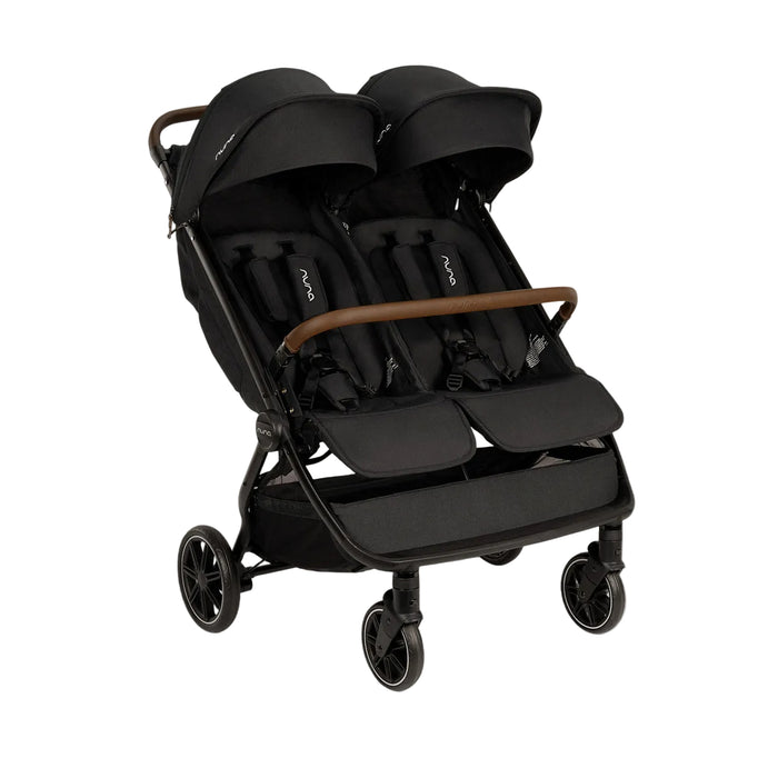 Nuna TRVL Dubl Stroller, Caviar, 2025