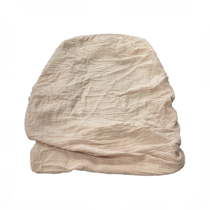 Shop Mushie Extra Soft Muslin Fitted Changing Pad Cover, Blush at GoodBuy Gear