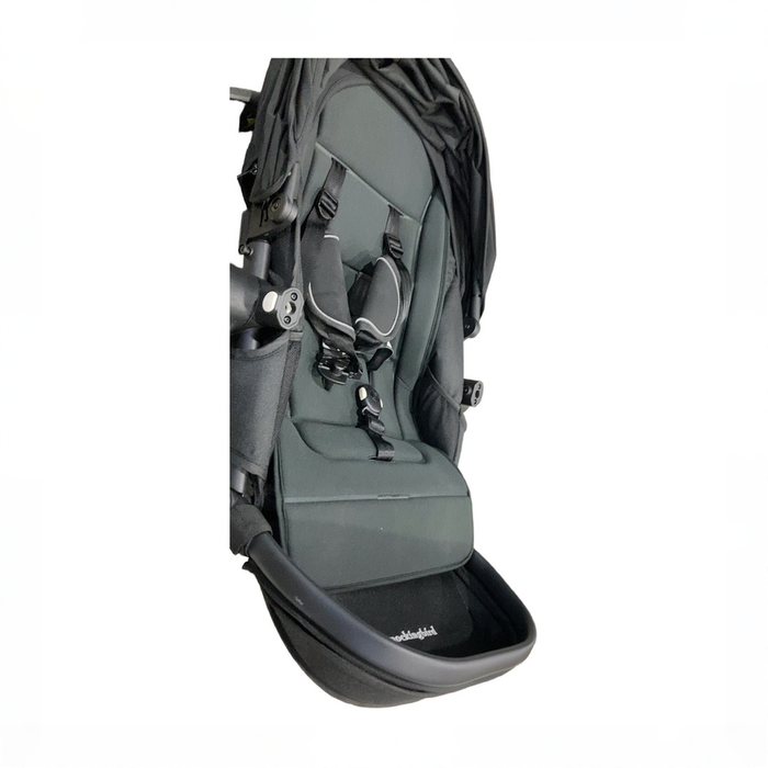 Shop Mockingbird 2nd Seat Kit 3.0, Black Windowpane, Charcoal with Black Leather at GoodBuy Gear