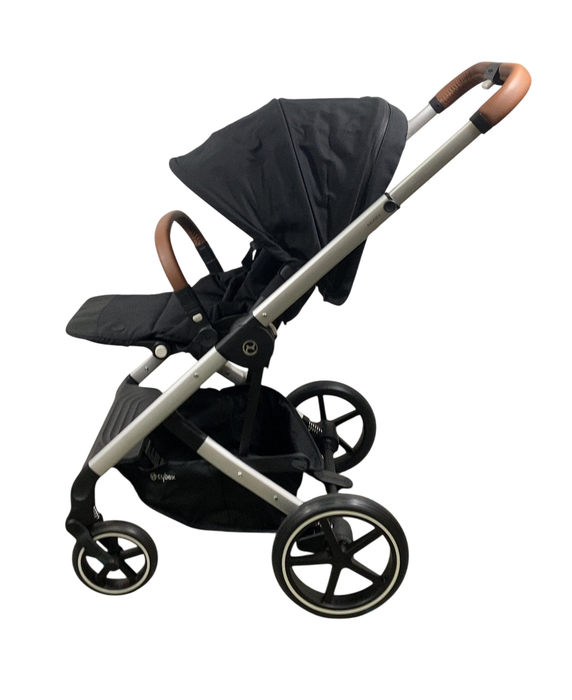 Shop Cybex Balios S Lux Stroller, 2021, Silver, Moon Black at GoodBuy Gear