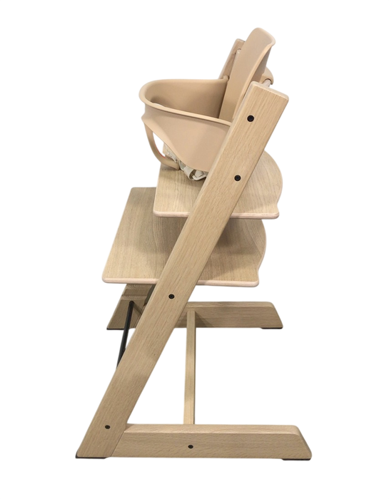 Shop Stokke Tripp Trapp High Chair With Baby Set, 2, Oak Natural at GoodBuy Gear
