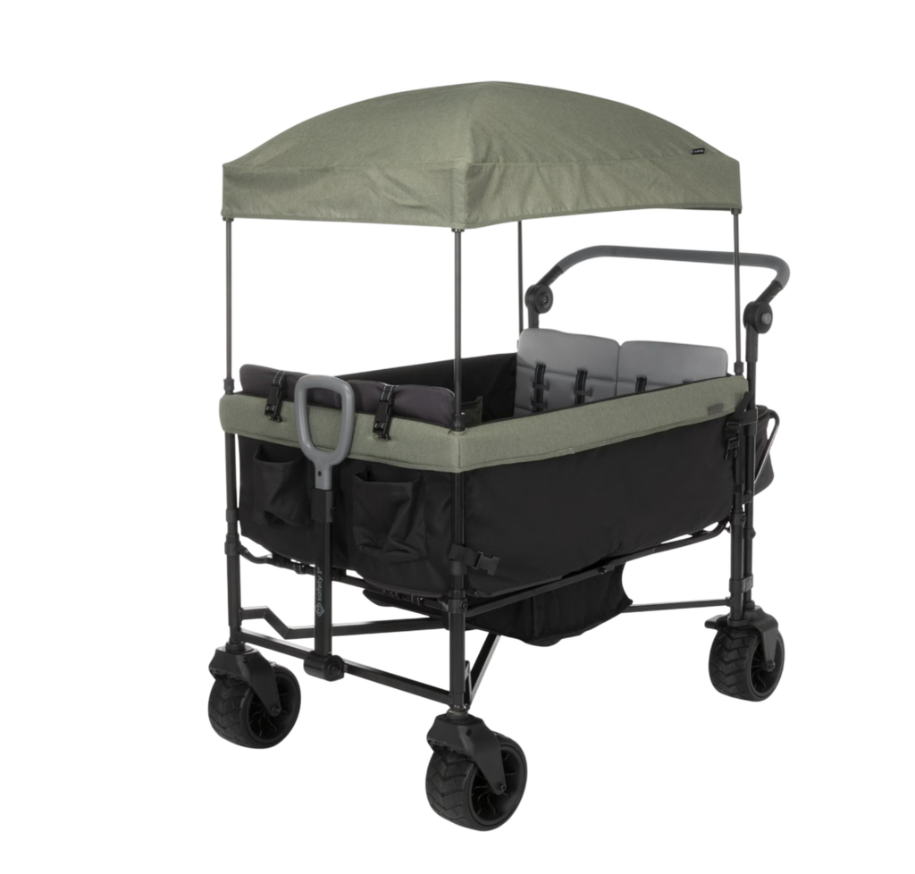 Safety 1st Summit Sprint Quad Wagon Stroller, Olive Haze