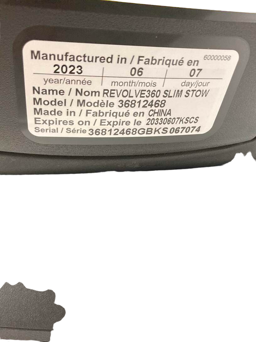 Evenflo Revolve 360 Slim 2-in-1 Rotational Car Seat Without SensorSafe, Stow, 2023