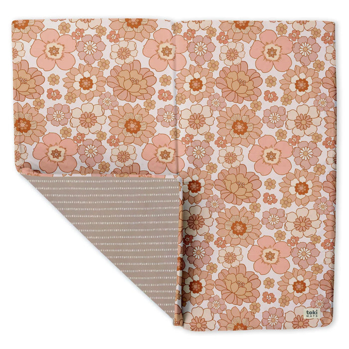 Shop Toki Kids Mega Padded Play Mat 55" x 55", Blooms at GoodBuy Gear