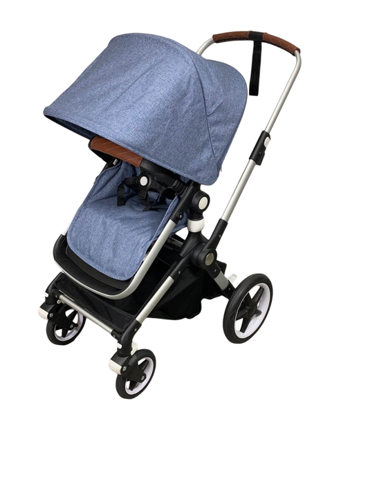 Shop Bugaboo Lynx Stroller, Blue Melange, Blue Melange, Aluminum, 2020 at GoodBuy Gear