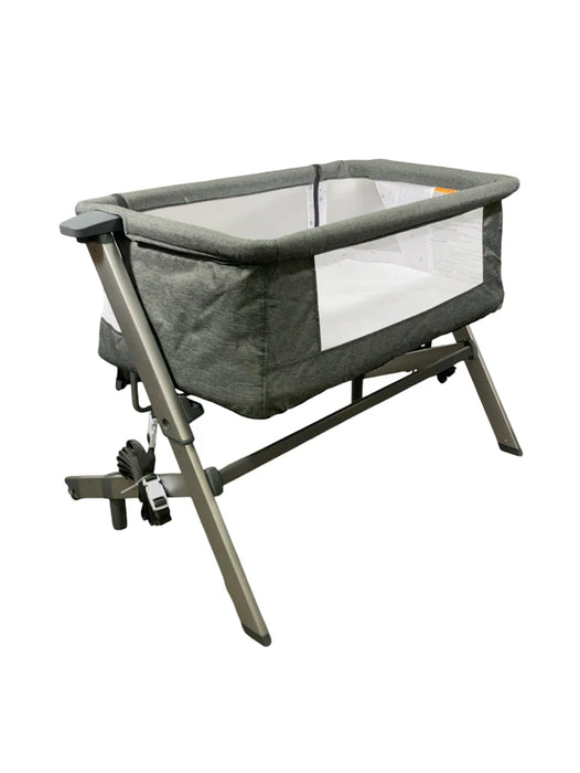 Dream On Me Skylar Bassinet and Bedside Sleeper, Grey