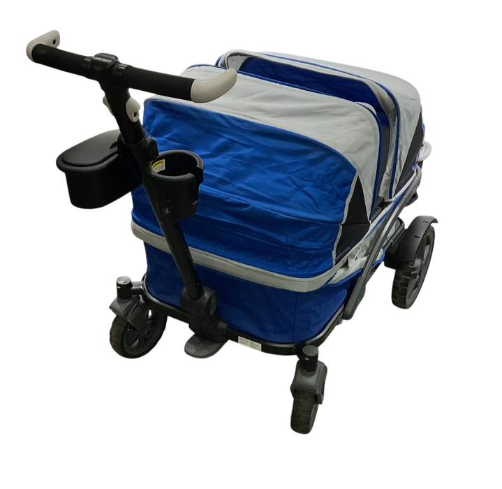 Shop Gladly Family Anthem4 Classic 4 Seater All Terrain Wagon Stroller, Electric Silver at GoodBuy Gear