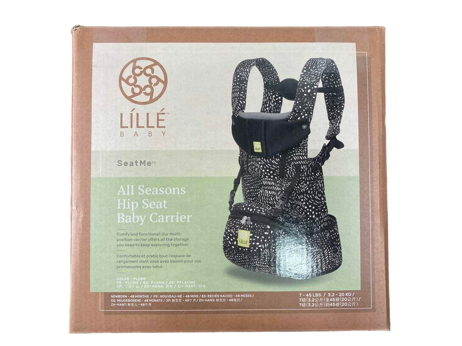 used Lillebaby SeatMe All Seasons Hip Seat Baby Carrier, Plume