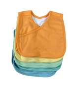 Shop Honest Baby 10-Pack Organic Cotton 4 in 1 Reversible Bibs, Rainbow Blues at GoodBuy Gear